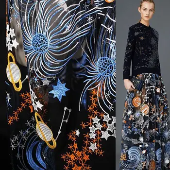 

Multipattern Mixing Embroidered Lace Fabric For Dress African Lace Fabric 2017 New Mesh Jacquard Tissu Fashion Telas DIY Tecidos