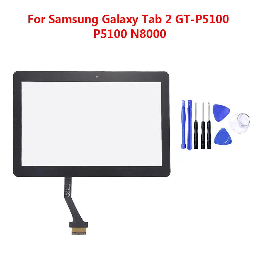 Сменный сенсорный экран для Samsung Galaxy Tab 2 P5100 P5110 Note N8000 N8010 10 1 дюйма дигитайзер
