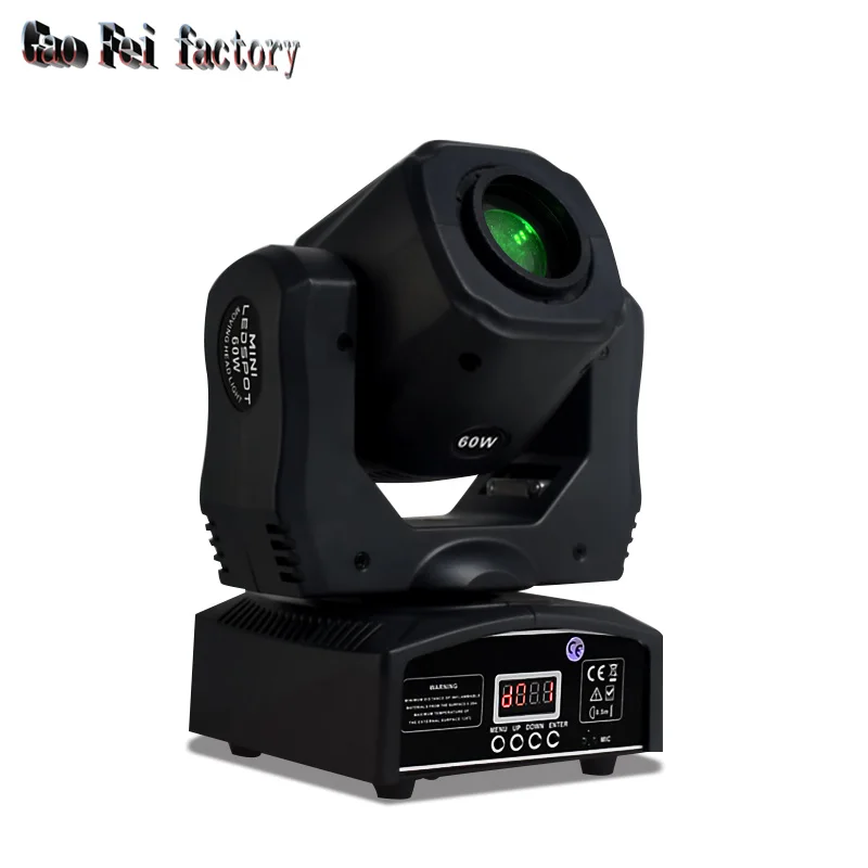 Tanie 60W Mini LED DMX gobo ruchoma głowica światło punktowe klub DJ oświetlenie sceniczne Party dyskotekowe ruchome lampy