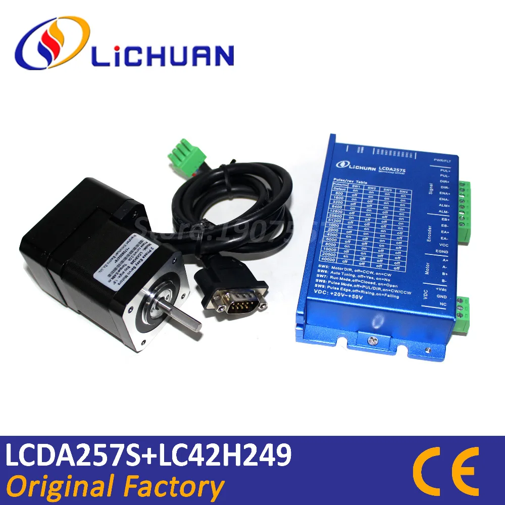 Двухфазный шаговый двигатель Lichuan 0 48 нм Nema 17 замкнутый контур управления