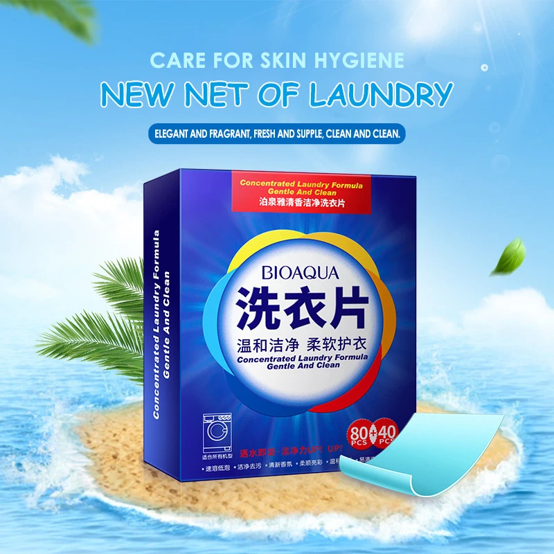 

120 Pcs Cleaning Fragrance Softener Paper Tablets Soap Detergent Liquid Washing Wash Laundry Clothes Skin Care Hand Sanitizer