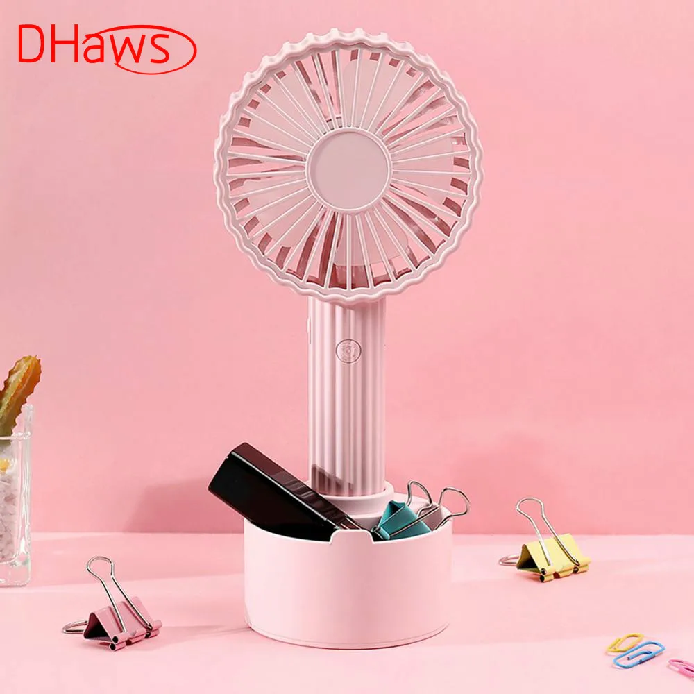 

DHaws New Cactus Portable Mini Fan Handheld USB Charging Cooling Fans 3 Speed Adjustable Air Cooler for Home Office Outdoor
