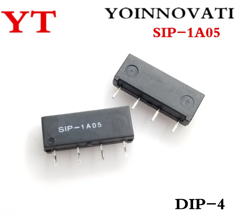 

25pcs SIP-1A05 1A05 DIP4 reed relay 5V Voltage