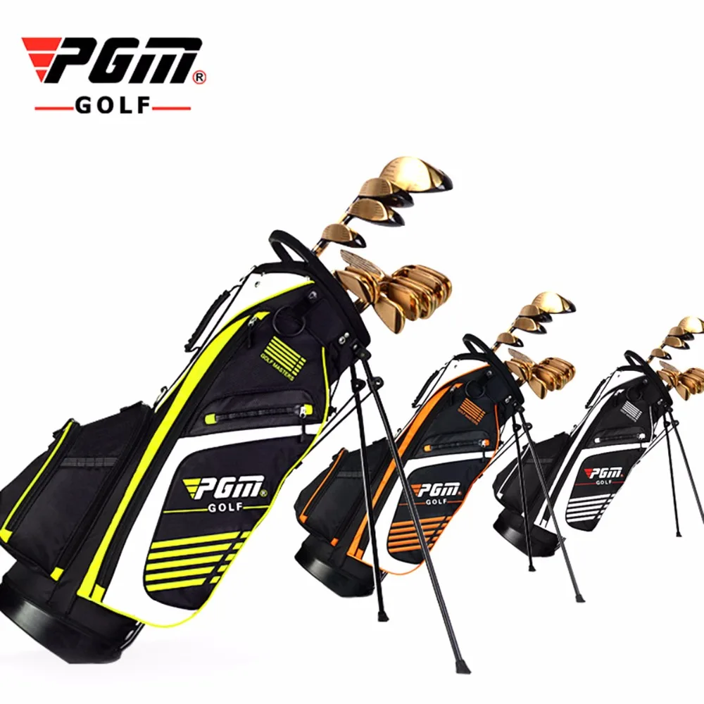 PGM сумка для гольфа с подставкой Портативный стенд сумка 14 розетки несколькими карманами Гольф Стандартный мешок с Shouder ремень 90*28 см 3 цвета