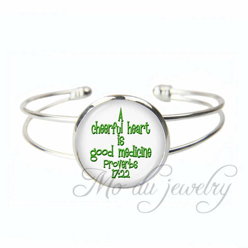 Image Proverbs 1722 Open Cuff Bangle Scripture Bracelet Bible Verse Bangles Bible Quote Motivational Quote Jewelry Wholesale