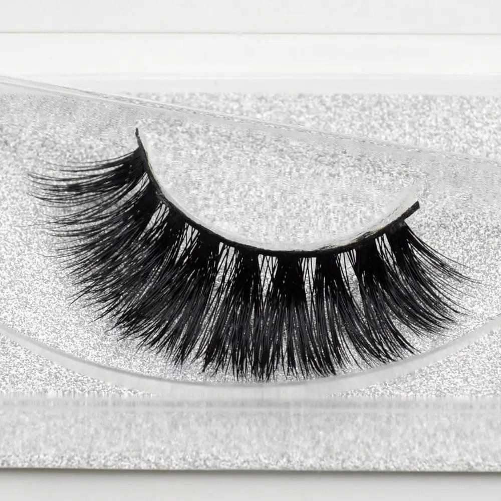 Visofree 3D Real Mink lashes Invisible band Hand Made Full Strip Thick winged transparent ciliosos A14 | Красота и здоровье