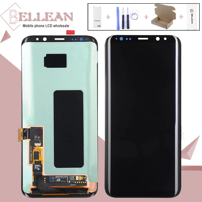 

Catteny G955F G955 Lcd Display For Samsung Galaxy S8 Plus Display S8+ Lcd With Touch Screen Digitizer Assembly Replacement