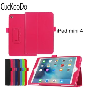 

CucKooDo 200Pcs/lot For iPad mini4,PU Leather Folio Smart Case Cover With Auto Sleep /Wake for Apple iPad mini 4 2015 Released
