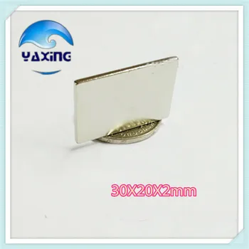 

20PCS magnetizer 30*20*2mm Rare Earth Neodymium Magnets Magnet 30x20x2mm Very Powerful Block Magnets 30mm x20mm x2mm