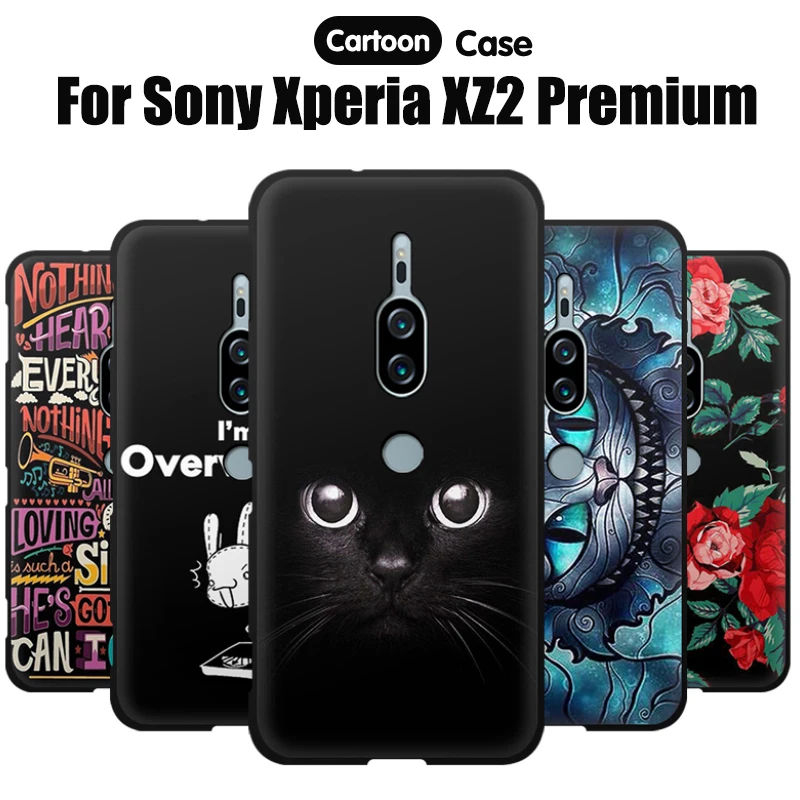 

JURCHEN Soft TPU For Sony Xperia XZ2 Permium Case Cover Fashion Patterned Silicone Phone Case For Sony Xperia XZ2 Premium Cover