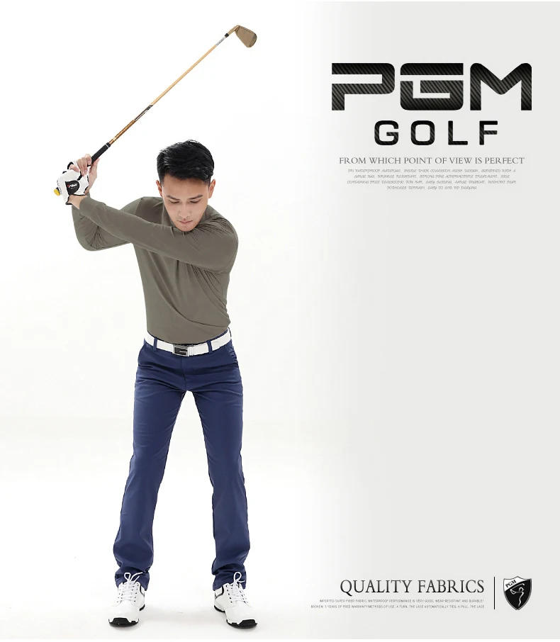 PGM Golf primer Рубашка мужская футболка с длинными рукавами бархатные колготки Весенняя Спортивная одежда для мужчин 3 цвета черный, белый, серый Размер s-xxl