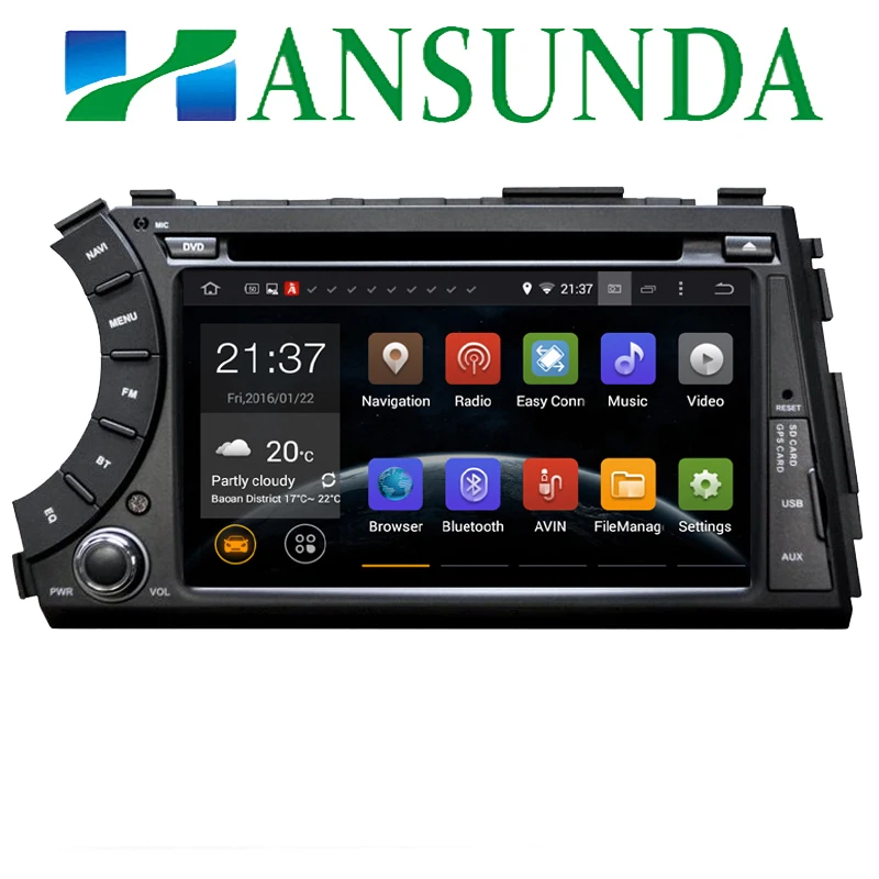 2G + 16G 7 ''емкостный экран Android 6 0 Автомобильный DVD GPS для Ssangyong Actyon Kyron с OBD II 3/4G Wifi