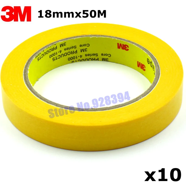 painting 3m tape car For High 3M 244 Temperature Masking 10Rolls 18mmx50M Tape painting 3m tape car For High 3M 244 Temperature Masking 10Rolls 18mmx50M Tape