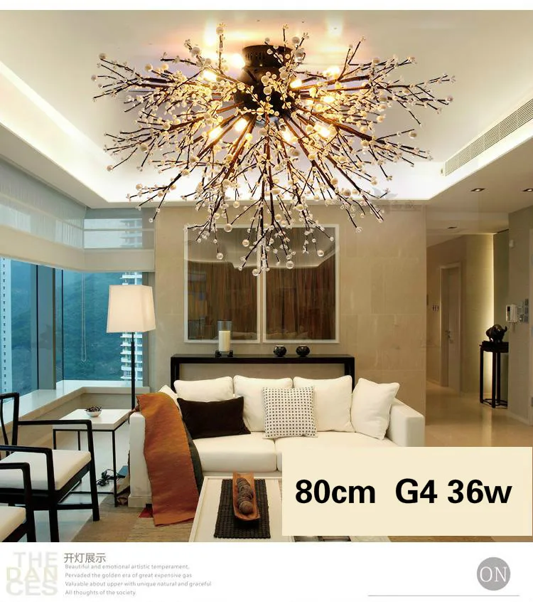 Luminária de Teto Lâmpada para Sala Lâmpada do Teto Lustres Cristal Estar Quarto Iluminação Casa Luzes Teto 21 Luminária de teto lustres cristal lâmpada para