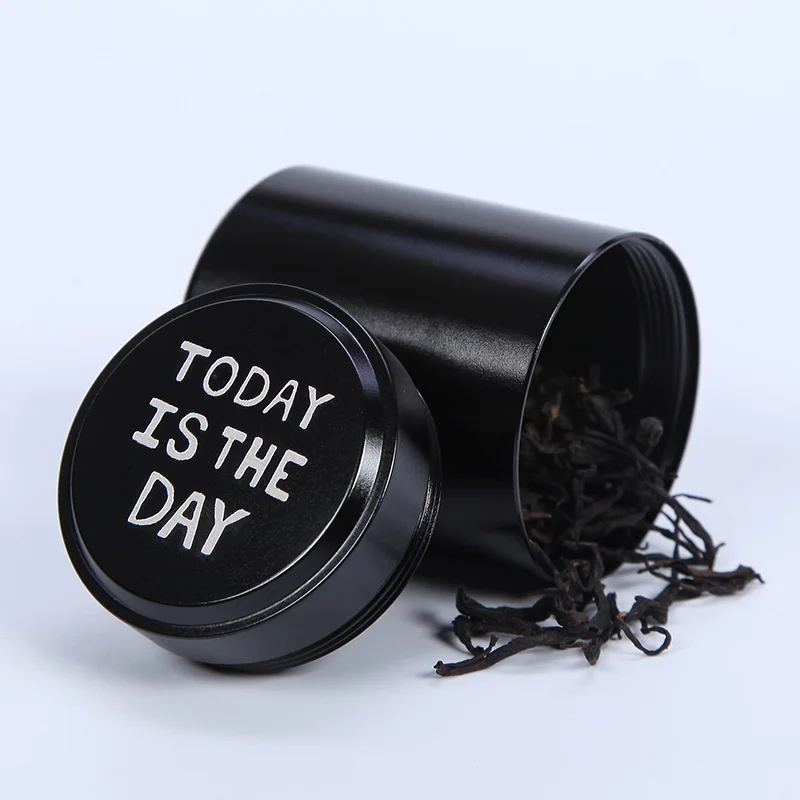 

1pcs Mini bottle Tea Caddy Small bottles Voorraadbus Canister Bidon Canister Cans for Tea Ankhi for tea Lid for cans