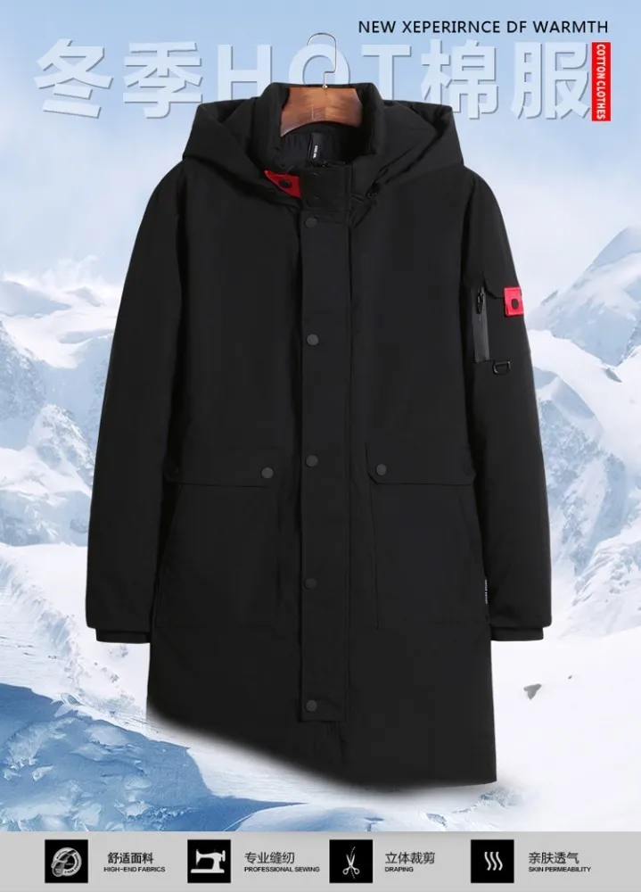 Новинка, большие размеры 10XL 9XL 8XL, высококачественное зимнее пальто, простое модное пальто с большим карманом, мужские теплые брендовые