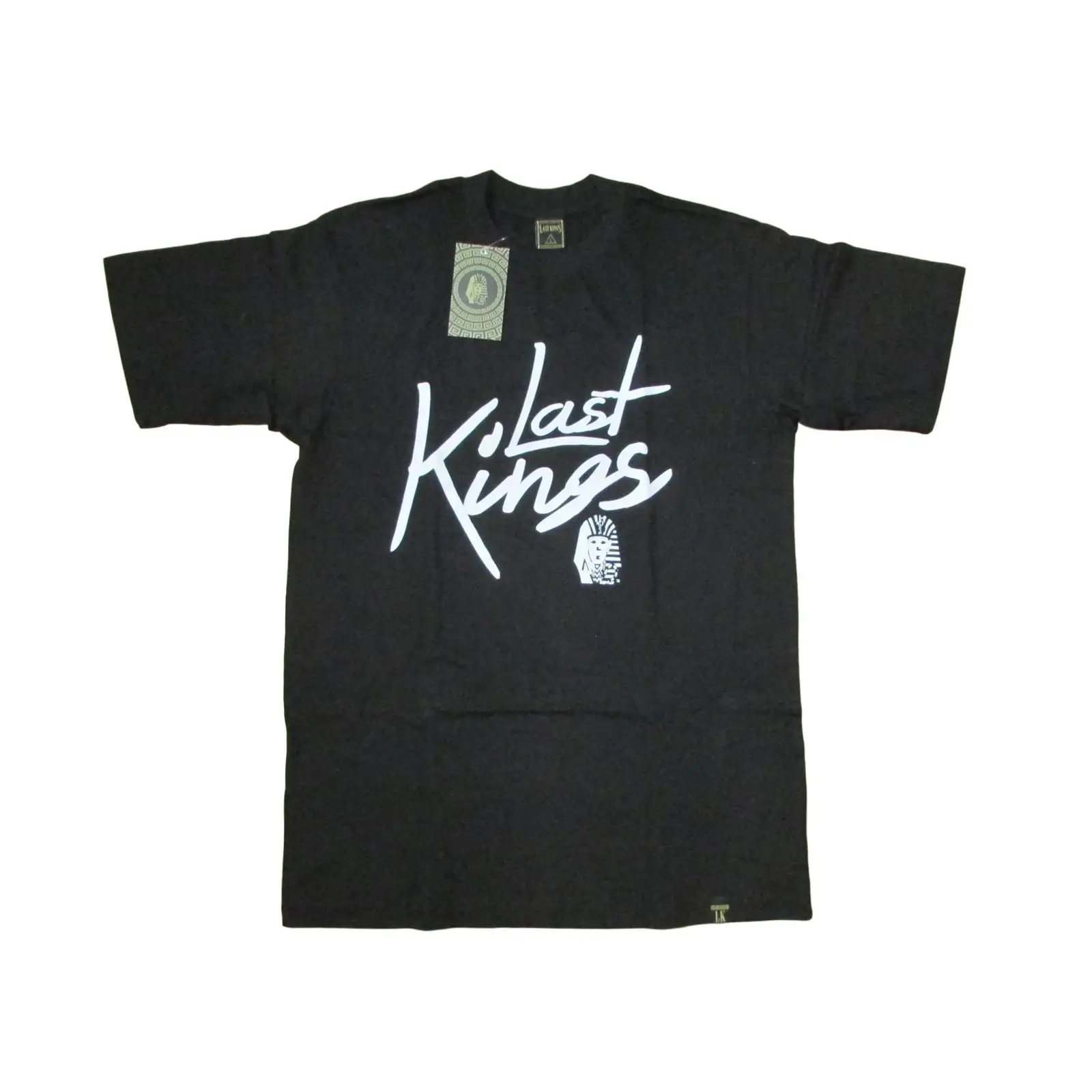 

Last Kings Script Font T-Shirt Premium Tee Short Sleeve Hip Hop Tee T Shirt top tee Cool O-Neck Tops