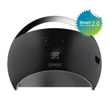 SUN6 портативная умная УФ светодиодная лампа Сушилка для ногтей с датчиком и ЖК-дисплеем для быстрой сушки гелевых инструментов для ногтей