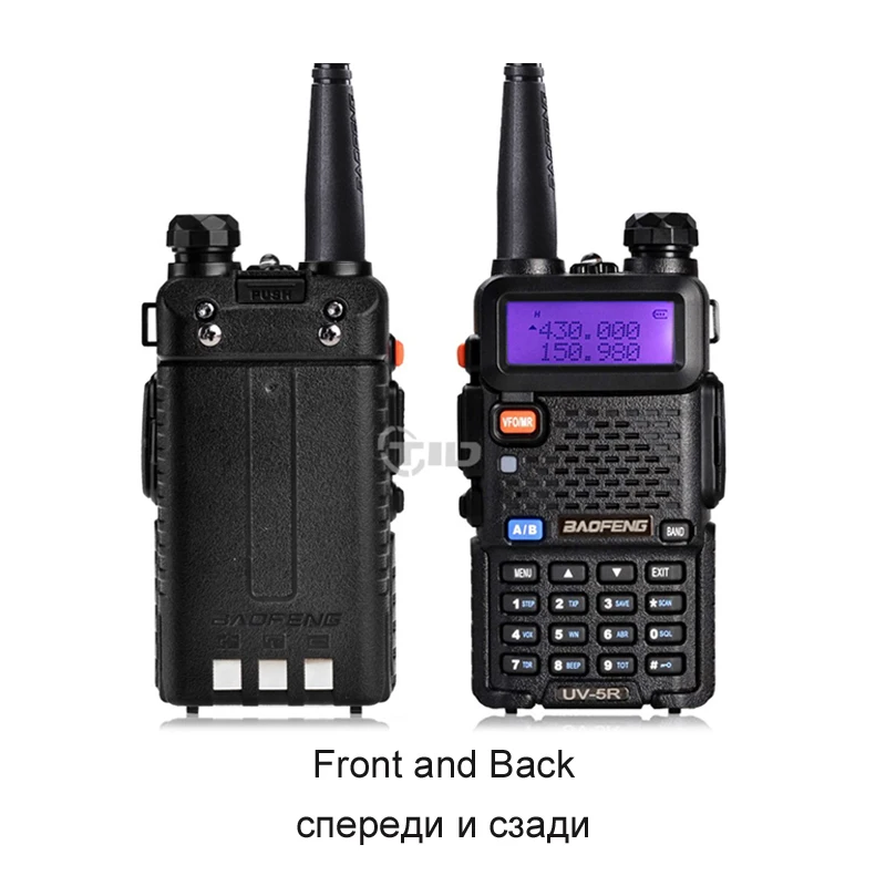1pcs/2pcs Walkie Talkie Baofeng uv-5r Radio Station 5W Portable Baofeng uv 5r from Russia Ukraine Spain warehouse radio amateur