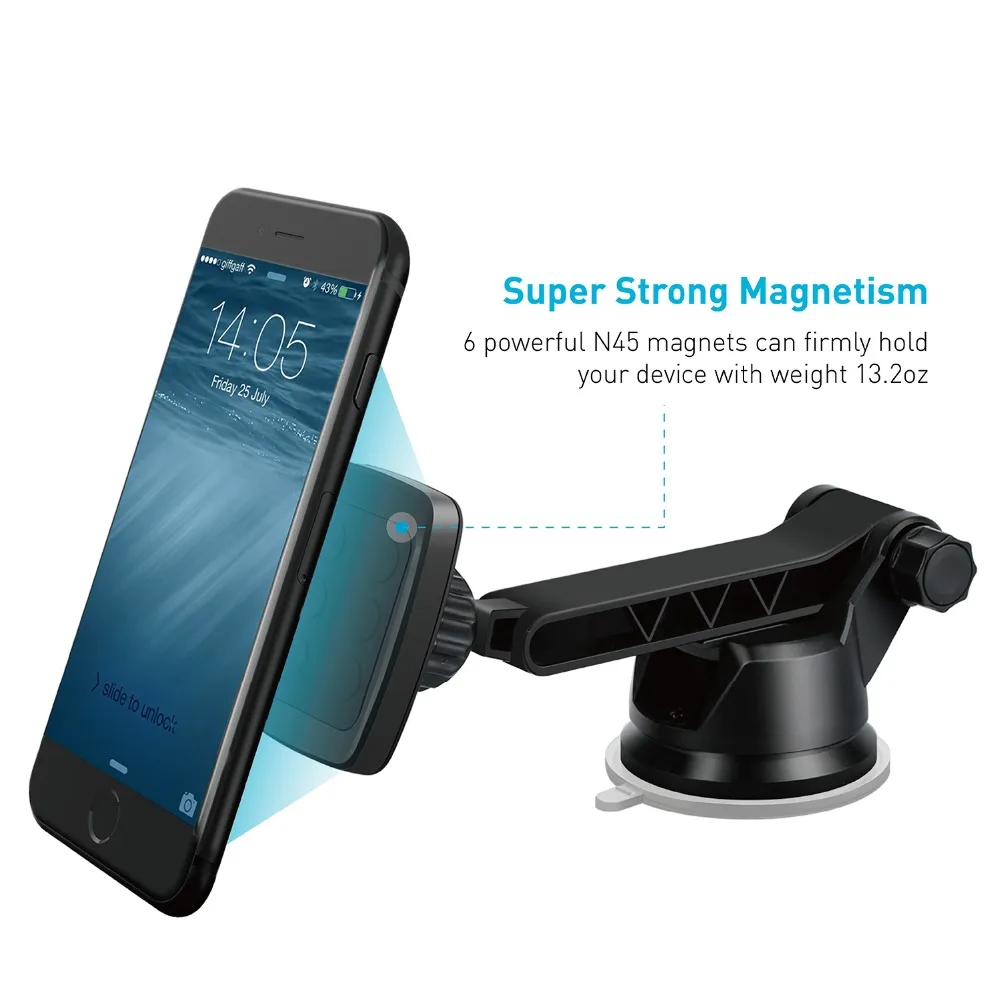 

Dashboard Mount APPS2Car Universal Magnetic Windshield Dashboard Phone Mount for iPhone 7 6s plus Nexus 6P Samsung S8 Oneplus 3T