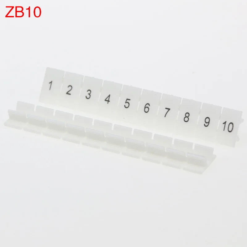 ZB10 wiring terminal accessories mark bar number label in Terminals