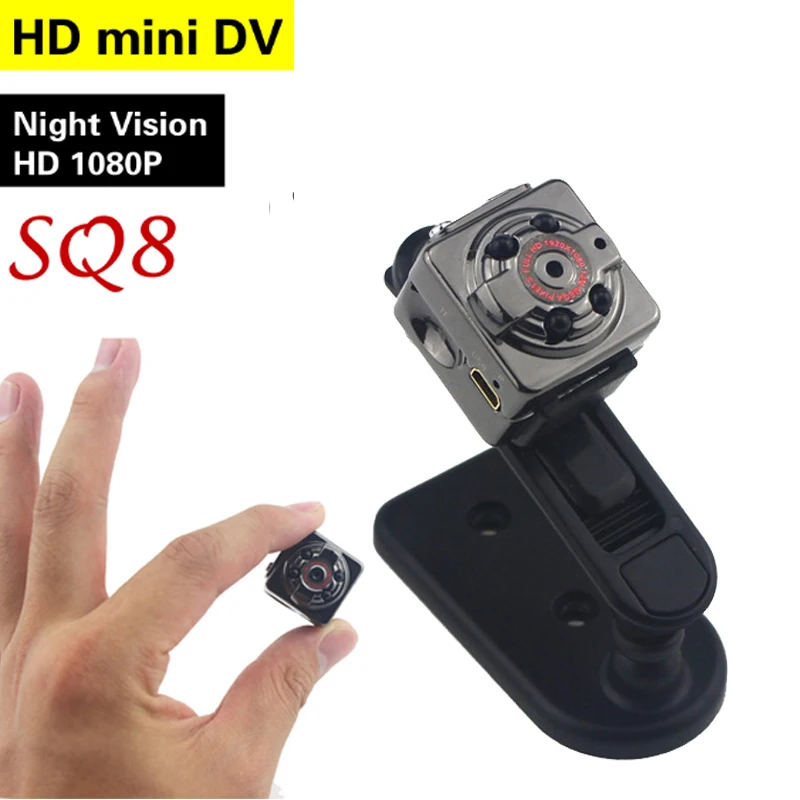 SQ8 Micro Camera 1080P 720P HD Camera 12M Infrared Night Vision Mini Camera Motion Sensor Mini