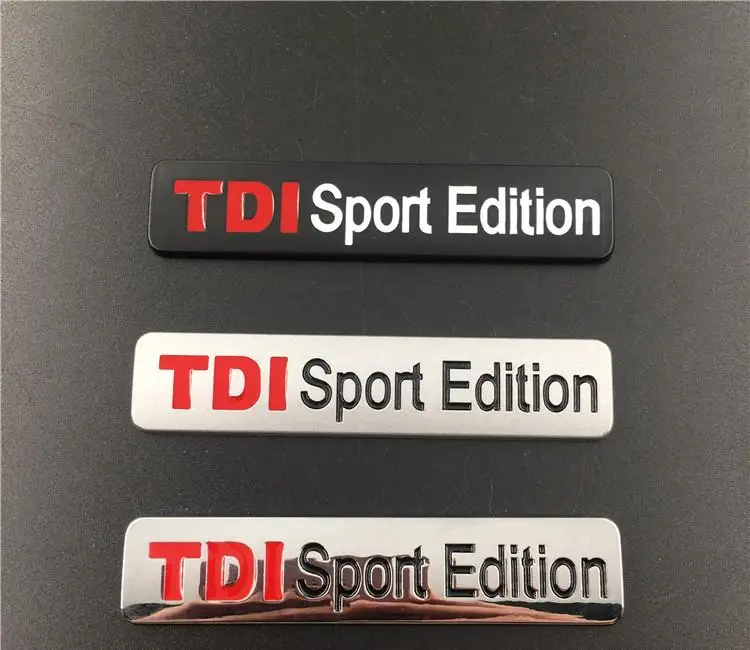 100 шт/партия ABS TDI Sport Edition эмблема