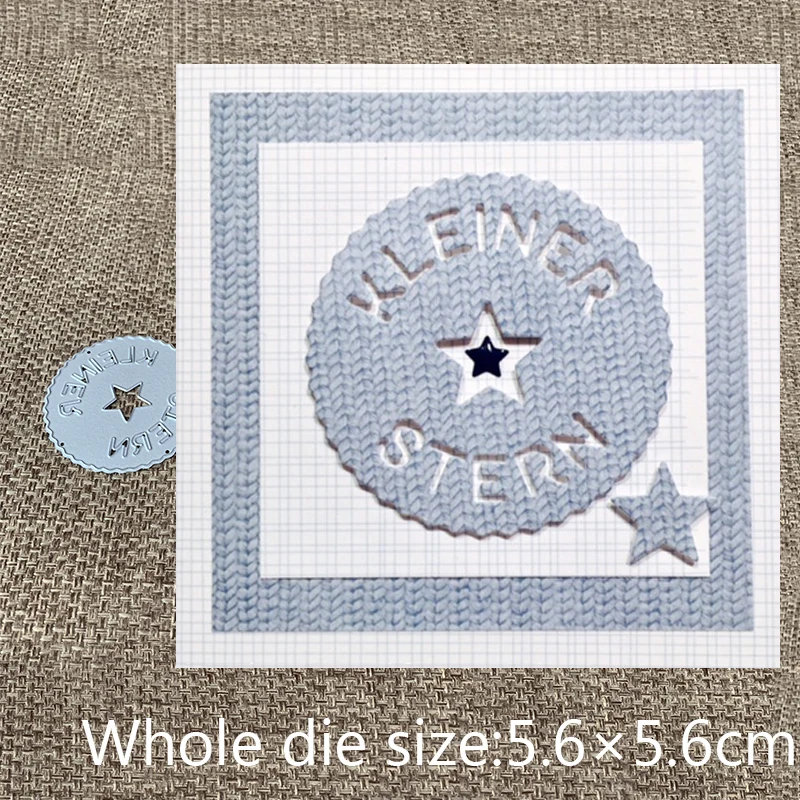 

XLDesign Craft Metal Cutting Die cut dies German little Star circle scrapbooking Album Paper Card Craft Embossing die cuts