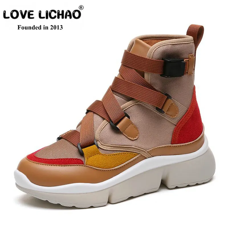 

Women Boots 2018 New Design Autumn Winter Boots Women Fashion Boots Leather Casual Snow Shoes Ankle Boots for Women Botas Mujer