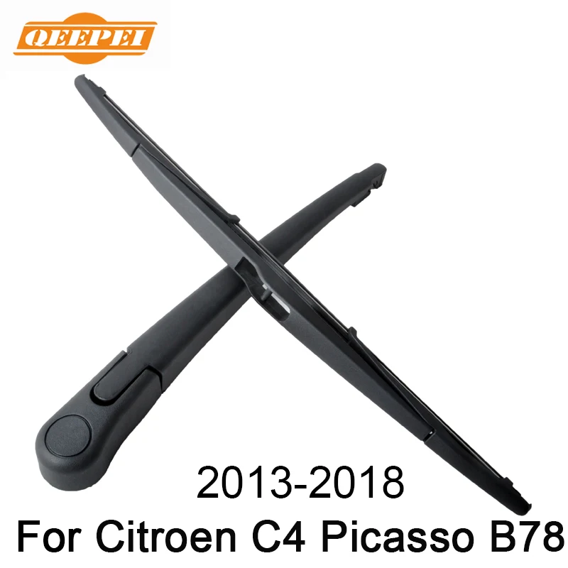 QEEPEI 14'' Rear Wiper Arm And Blade For Citroen C4 Picasso B78 2013-2018 High Quality Natural Rubber Auto Car Accessories |
