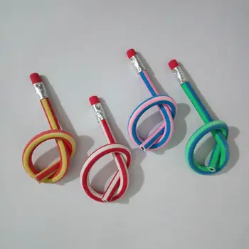 

1000 pcs Colorful Magic Bendy Flexible Soft Pencil With Eraser For Kids Writing Gift Student School Office Use