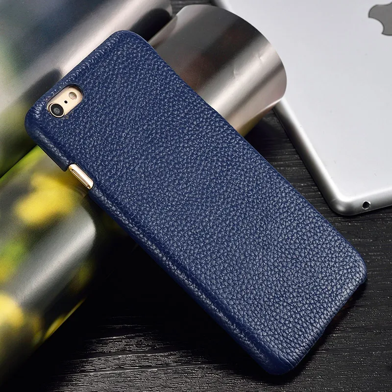 

LAGANSIDE Ultra-thin Business leather phone case for iphone x xr xs max shell hand-made Back cover For iphone 6 7PLUS 8plus 6s