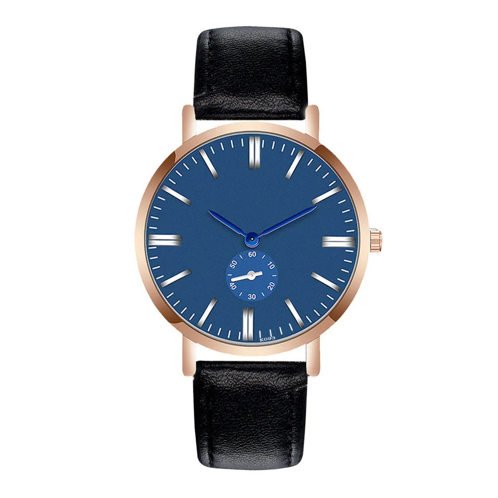 

Mens Watches Luxury Brand Men's Quartz Watch Men Date Alloy Case Synthetic Leather Analog Quartz Sport Watch 2019 Hot #20