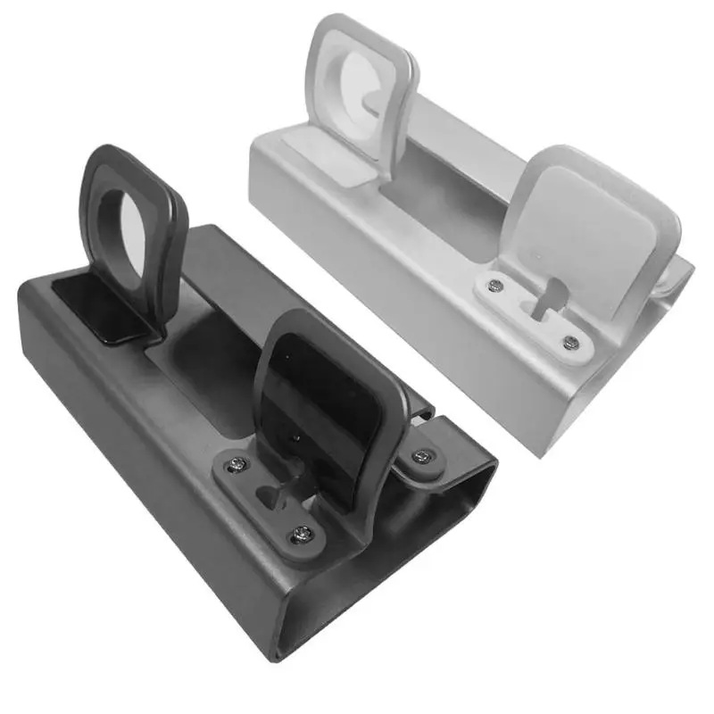 Зарядная док станция 3 в 1 подставка из сплава для Iphone X 8 7 6 Apple watch Airpods|Подставки и