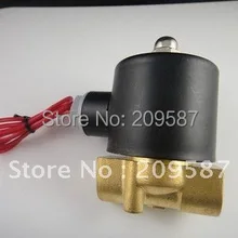 12 В DC 3/" Электрический электромагнитный клапан Вода Воздух N/C