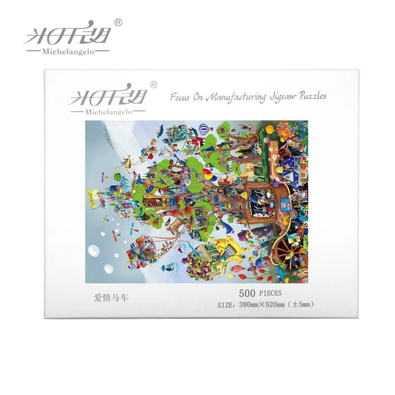 Preise Michelangelo Holz Jigsaw Puzzle 500 1000 1500 2000 Stück Liebe Wagen Cartoon Tier Kid Pädagogisches Spielzeug Kunst Wohnkultur Geschenk