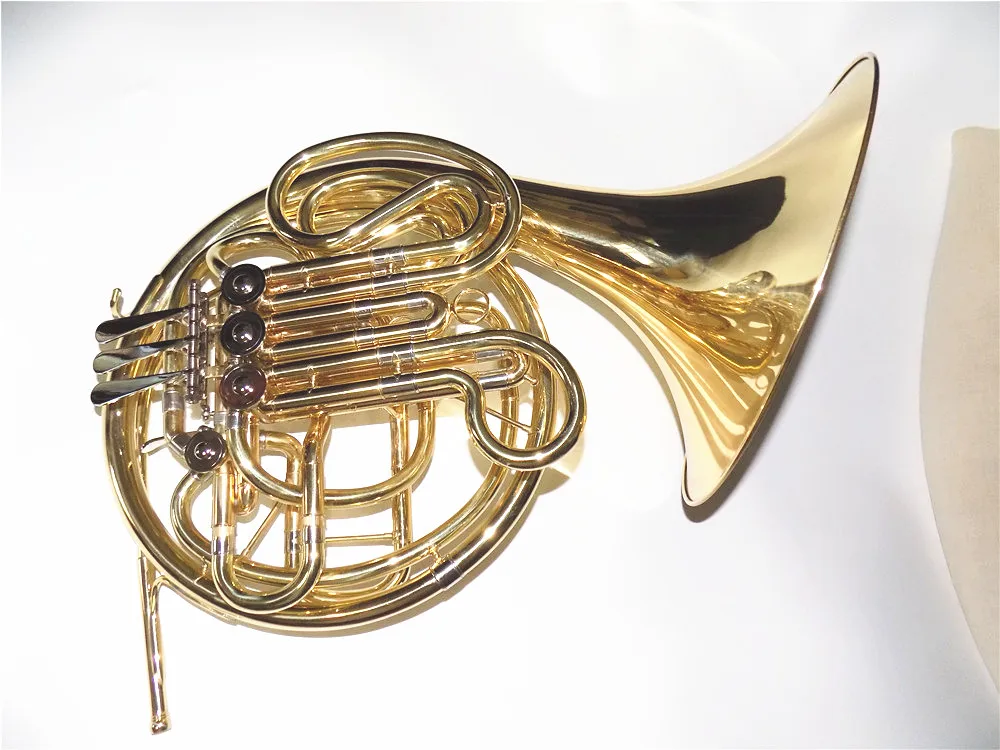 Bb Double Row French Horn Four Flats Brass Material with Foambody case Shipping time 10-15 days Musical Instruments