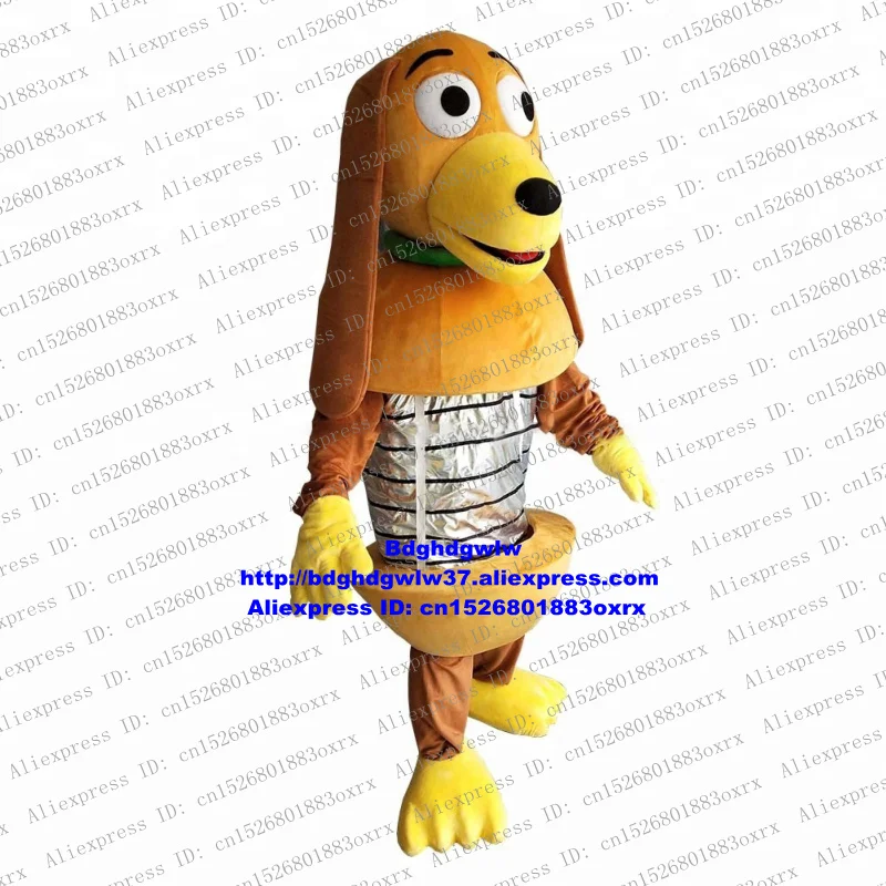 

Spring Dog Slinky Dog Toy Story Mascot Costume Adult Cartoon Character Outfit Welcome Reception Business Anniversary zx2083