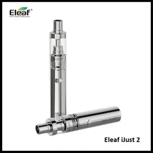 Genuine Best Selling Eleaf iJust 2 Starter Kit with ijust 2 atomizer 5.5 ml and 2600 mAh Battery Just 2 Vaporizer Kit