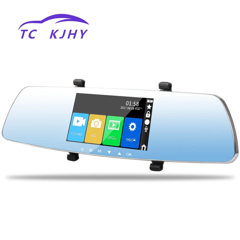 Auto HD 1080P Dash Cam font b Car b font DVR 5 Inch Touch Screen Hidden