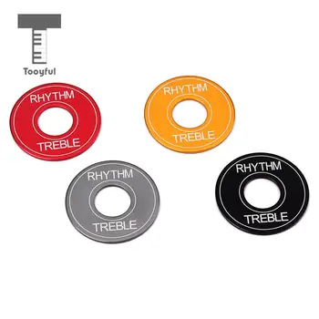

Tooyful 4Pcs Family Electric Guitar Pickup Toggle Switch Rhythm / Treble Surround Ring Plate Accessory for SG 335 Guitar Lover