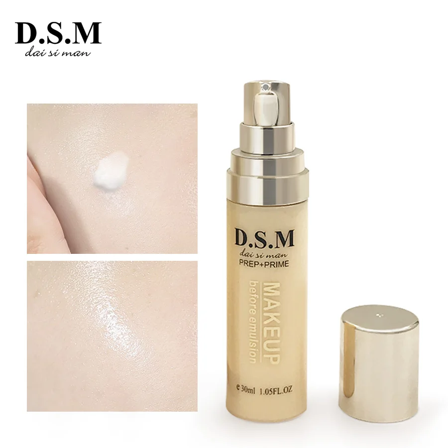 

D.S.M Professional Face Primer 30ml Cream Makeup Foundation Base Concealer Natural Perfect Cover Oil Control Makeup Prep Primer