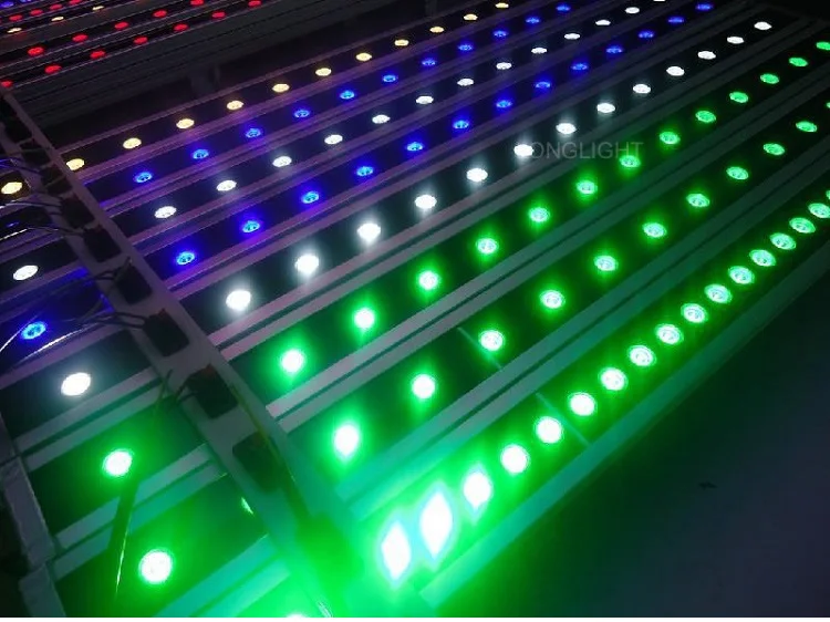 1 м светодиодный стены шайба 12 Вт, 15 Вт, 18 Вт, 24 Вт, DMX512 110 V 220 V RGB светодиодный свет потока IP65 наружное освещение сада здания мост, пейзаж