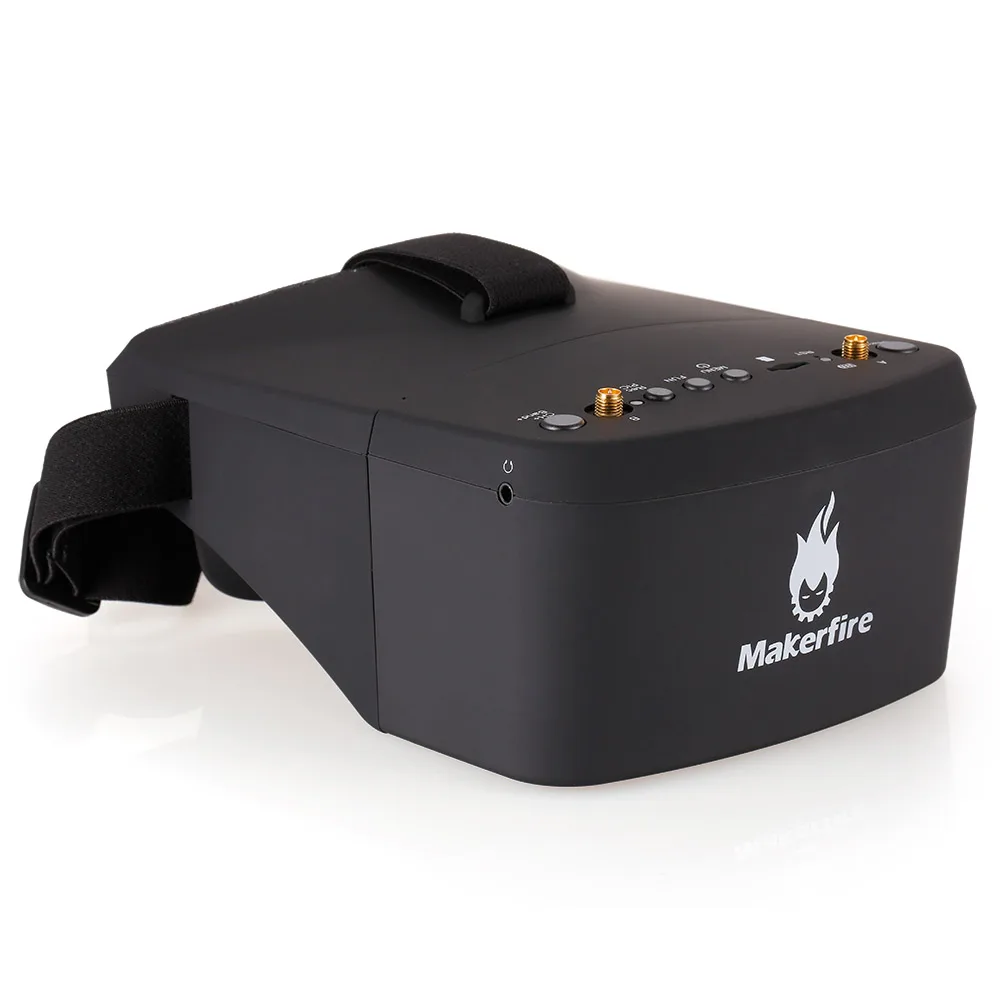 EV800D 5.8G 40CH Dual Receiver Double Antenna FPV Goggles Video Glasses with DVR for QAV 250 220 210 For RC Model Racing Drone (9)