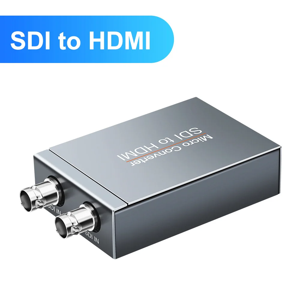 HDMI к SDI конвертер аудио видео SDI к HDMI адаптер 3g SDI* 2 дисплей 1080p с usb питания HDMI коммутатор для PS3/4 Smart box - Цвет: SDI to HDMI