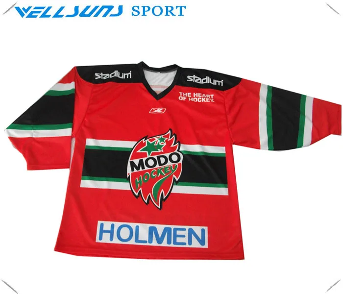 sublimation team set ice hockey jerseys/ ice hockey goalie jersey/ice