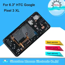 M& Sen для 6," htc Google Pixel 3 XL ЖК-экран с рамкой+ сенсорная панель дигитайзер для Google Pixel 3XL ЖК-рамка