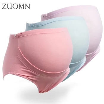 

Tall Waist Adjustable Bracket Belly Pregnant Women Cotton Underwear Large Size Maternity Underwear Clothes YL343
