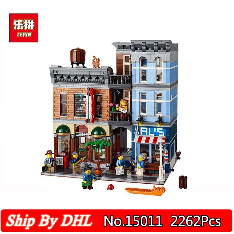 

Lepin 15011 City Streets View Series The Detective's Office Avengers Model Building Blocks 2262Pcs Toys Compatible LegoING