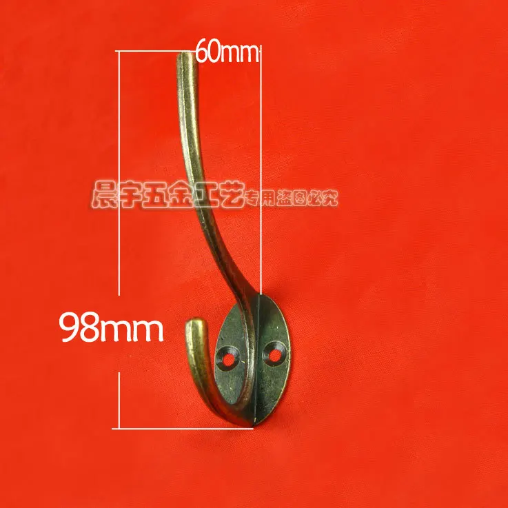 Home decoration Wall hook wall hanger Handbag purse holder hook Metal Vintage Hooks for clothes